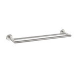 Nero Dolce 700Mm Double Towel Rail - Brushed Nickel