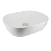 Streamline Arcisan Synergii Above Counter Basin No Tap Hole Oval White Ceramic - 470mm X 375mm
