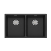 Double Bowl Phoenix 5000 Series Under/Over Sink - Matte Black