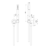 Vivid Slimline Ss 316 Microphone Hand Phoenix Shower Stainless Steel