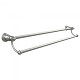 Lillian Double Fienza Towel Rail - Brushed Nickel