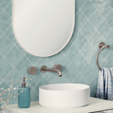 Kaya Fienza Basin/ Bath Wall Tap Set - Brushed Nickel