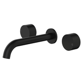 Kaya Basin/Bath Wall Tap Set - Matte Black