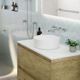 Kaya Fienza Basin/ Bath Wall Tap Set - Chrome