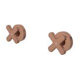 Fienza Kaya Cross Wall Taps - Brushed Copper Sus304 & Lf Brass