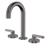 Fienza Kaya Lever Taps Round Hob Set - Gunmetal Lf Sus304 & Lf Brass