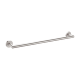 Nero Dolce 700Mm Single Towel Rail - Brushed Nickel