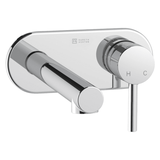 Gareth Ashton Lucia Wall Basin Abey Mixer Set On Plate Chrome