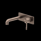 Nero Opal Wall Basin/Bath Mixer - Brushed Bronze