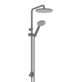 Greens Glide Rainboost Twin Rail Shower - Gunmetal