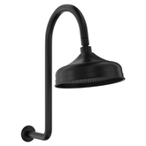 Lillian Wall Arm Fienza Shower Set - Matte Black