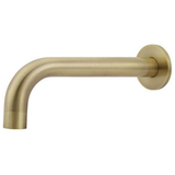 Meir Universal Round Curved Spout - Tiger Bronze