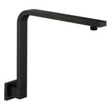 Fienza Square Gooseneck Shower Arm Black 422113