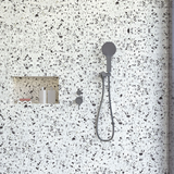 Kaya Hand Fienza Shower Round Plates - Gunmetal