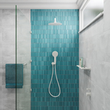 Kaya Hand Fienza Shower Round Plates - Matte White