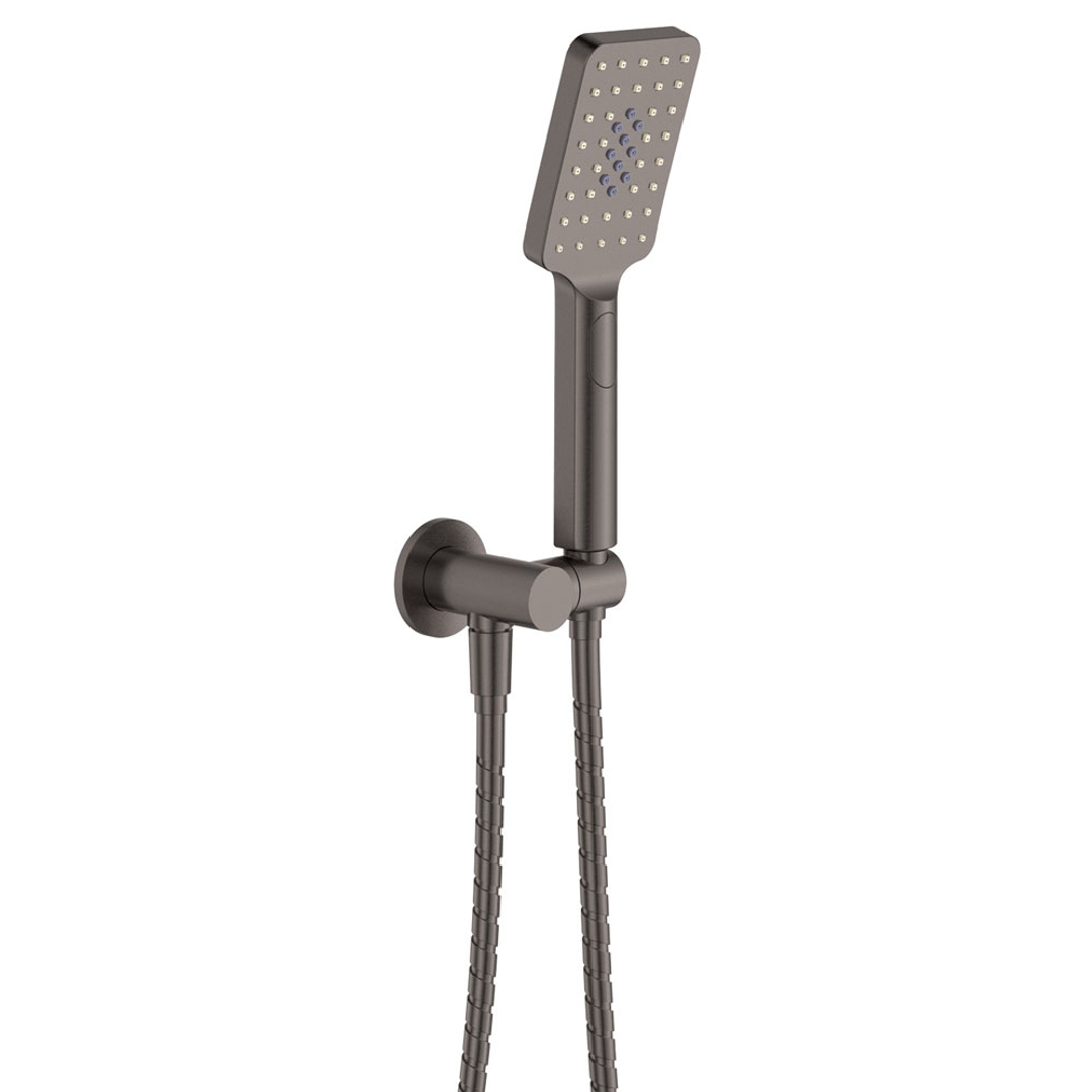 Fienza Tono Hand Shower Round Plate - Gun Metal