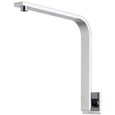 Vivid Slimline High Rise Phoenix Shower Arm Square Plate - Chrome