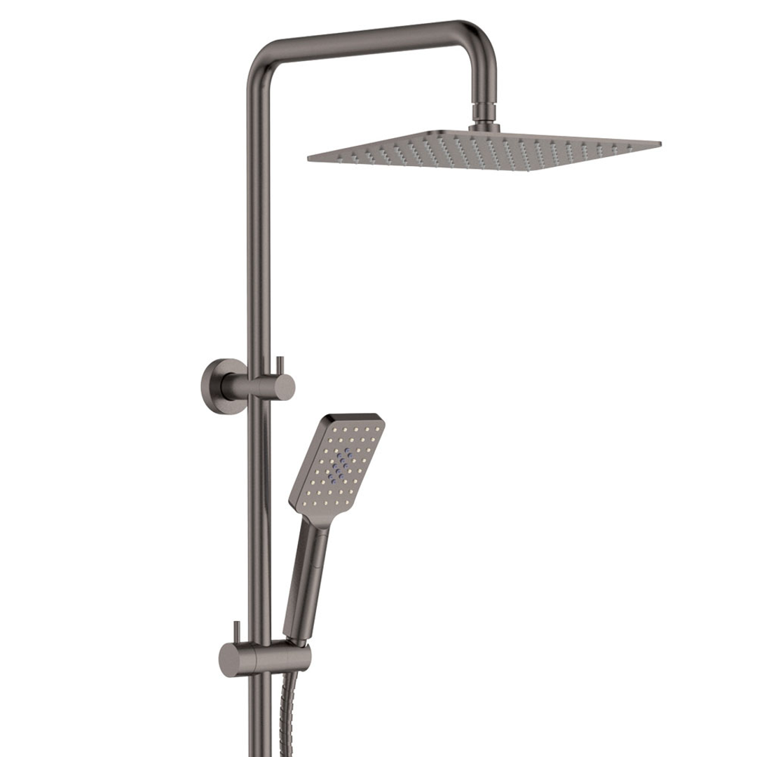 Fienza Tono Twin Shower - Gun Metal
