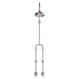 Fienza Lillian Exposed Rail Shower & Bath Set - Brushed Nickel Finish