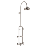 Fienza Lillian Exposed Rail Shower & Bath Set - Brushed Nickel Finish