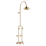 Fienza Lillian Exposed Rail Shower & Bath Set - Urban Brass Finish