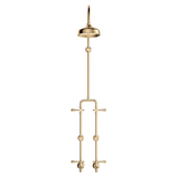 Lillian Lever Exposed Rail Fienza Shower & Bath Set - Urban Brass