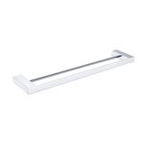Nero Celia 800Mm Double Towel Rail - Chrome