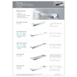 Koko Triple Fienza Towel Rack Chrome