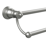 Lillian Double Fienza Towel Rail - Brushed Nickel
