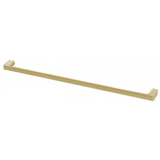 Phoenix Gloss Single Towel Rail 800mm - Brushed Gold