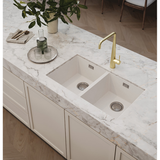 Double Bowl Phoenix 5000 Series Under/Over Sink - Matte White