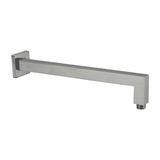 Nero Square Shower Arm - Gunmetal
