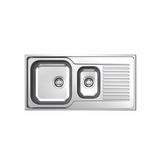 Punch 1.5 End Bowl 1 Tap Hole Lh Bowl Clark Sink Pu1205.1L