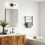 Thermorail Straight/Round 550X550X122mm 4 Bars 54W - Matte Black