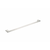 Nero Bianca Single Towel Rail 800Mm - Brushed Nickel