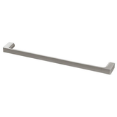 Phoenix Gloss Single Towel Rail 600mm - Brushed Nickel