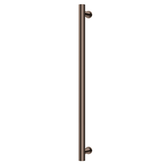 Phoenix Phoenix Heated Towel Rail Round 800Mm - Brushed Bronze