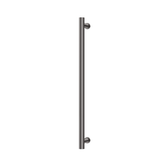 Heated Phoenix Towel Rail Round 800Mm - Brushed Carbon