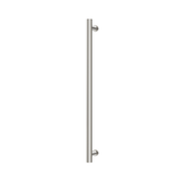 Heated Phoenix Towel Rail Round 800Mm - Brushed Nickel
