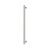 Heated Phoenix Towel Rail Round 800Mm - Brushed Nickel
