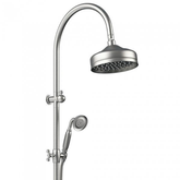 Fienza Lillian M/Function Twin Shower Rail - Brushed NIckel