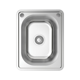 Tiva Laundry Fienza Sink Topmount 2TH Includes Flex Bypass Kit - 22L 500 X 390 X 200mm