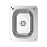 Tiva Laundry Fienza Sink Topmount 2TH Includes Flex Bypass Kit - 22L 500 X 390 X 200mm