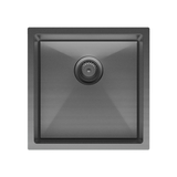 Hana 32L Single Fienza Kitchen Sink - PVD Carbon Metal