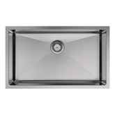 Fienza Hana Single Bowl Kitchen/Laundry Sink Top/Undermount - 55L