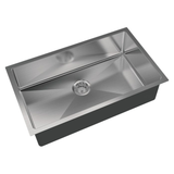 Fienza Hana Single Bowl Kitchen/Laundry Sink Top/Undermount - 55L
