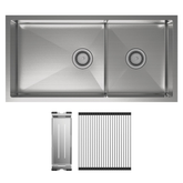 Hana Double Fienza Kitchen Sink Kit - 40L/27L