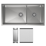 Hana Double Fienza Kitchen Sink Kit - 40L/27L