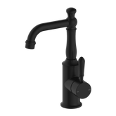 Nero York Basin Mixer With Metal Lever - Matte Black