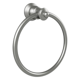 Lillian Fienza Towel Ring - Brushed Nickel